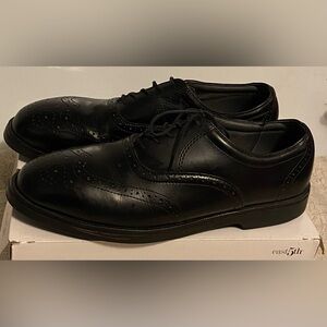 Red Wing Black Steel Toe Men's Wing Tip Oxford Shoes Size 11D